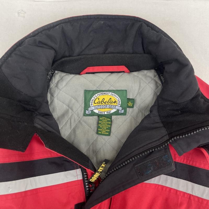 古着 USED ジャケット、上着 ジャンパー、ブルゾン Cabela s OUTDOOR GEAR マウンテン パーカー ジャケット XL 赤 / レッド / red メンズ USED 古着 中古 50164898