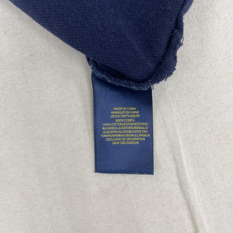 ポロラルフローレン POLO RALPH LAUREN ポロシャツ 半袖 ビッグポニー パッチ 刺繍 半袖 ポロシャツ トップス L 紺 / ネイビー / navy メンズ USED 古着 中古 50164900