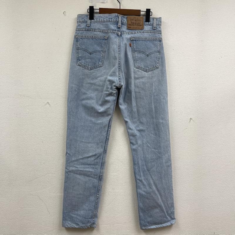 リーバイス Levi s パンツ デニム、ジーンズ USA製 505 ボタン裏 585 ストレート デニム パンツ 33インチ インディゴ / インディゴ / Indigo メンズ USED 古着 中古 50164901