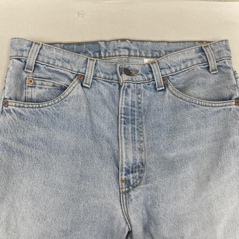 リーバイス Levi s パンツ デニム、ジーンズ USA製 505 ボタン裏 585 ストレート デニム パンツ 33インチ インディゴ / インディゴ / Indigo メンズ USED 古着 中古 50164901