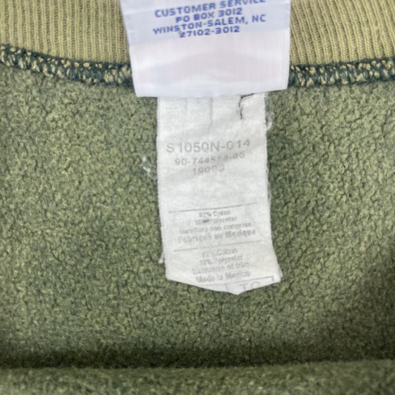 チャンピオン Champion トレーナー 長袖 メキシコ製 REVERSE WEAVE スウェット シャツ フェードグリーン XL カーキオリーブ / カーキオリーブ / メンズ USED 古着 中古 50164902