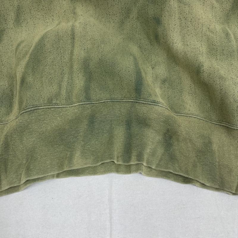 チャンピオン Champion トレーナー 長袖 メキシコ製 REVERSE WEAVE スウェット シャツ フェードグリーン XL カーキオリーブ / カーキオリーブ / メンズ USED 古着 中古 50164902