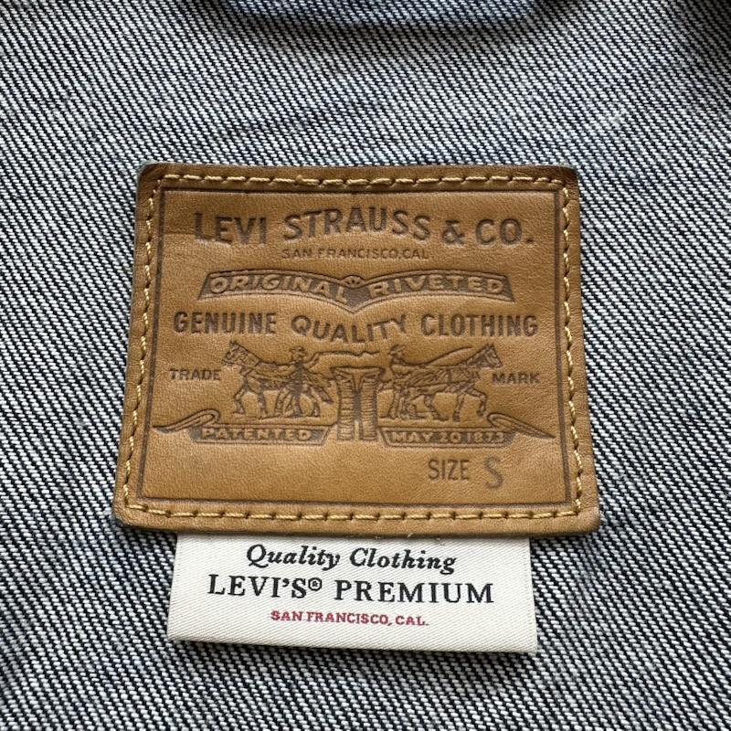 リーバイス Levi s ジャケット、上着 ジャンパー、ブルゾン Premium デニム トラッカー ジャケット 濃紺 A3472-0006 S インディゴ / インディゴ / Indigo レディース USED 古着 中古 50164904