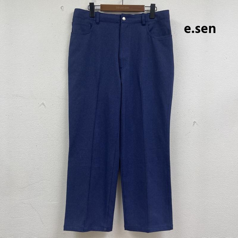 古着 USED パンツ スラックス 日本製 e.sen TONY PANTS センタープレス スラックス パンツ 紺 / ネイビー / navy メンズ USED 古着 中古 50164906