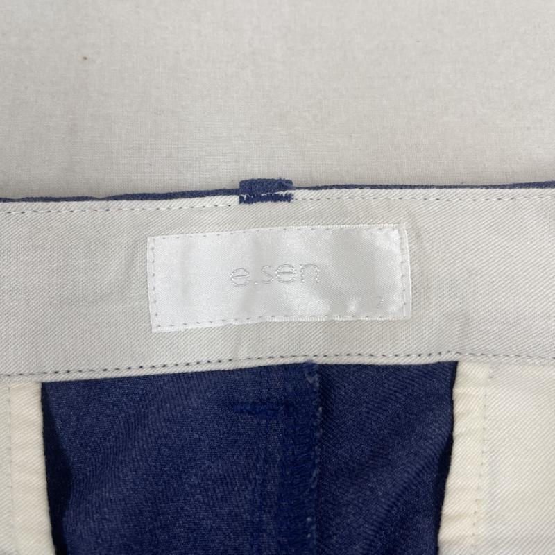 古着 USED パンツ スラックス 日本製 e.sen TONY PANTS センタープレス スラックス パンツ 紺 / ネイビー / navy メンズ USED 古着 中古 50164906