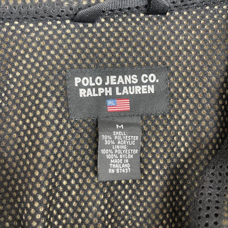 ポロジーンズカンパニー POLO JEANS COMPANY ジャケット、上着 ジャンパー、ブルゾン テディフリース ロゴパッチ ジップアップ ジャケット アウター M ベージュ / ベージュ / beige メンズ USED 古着 中古 50164909