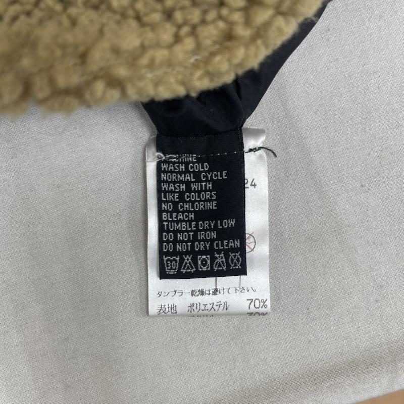 ポロジーンズカンパニー POLO JEANS COMPANY ジャケット、上着 ジャンパー、ブルゾン テディフリース ロゴパッチ ジップアップ ジャケット アウター M ベージュ / ベージュ / beige メンズ USED 古着 中古 50164909