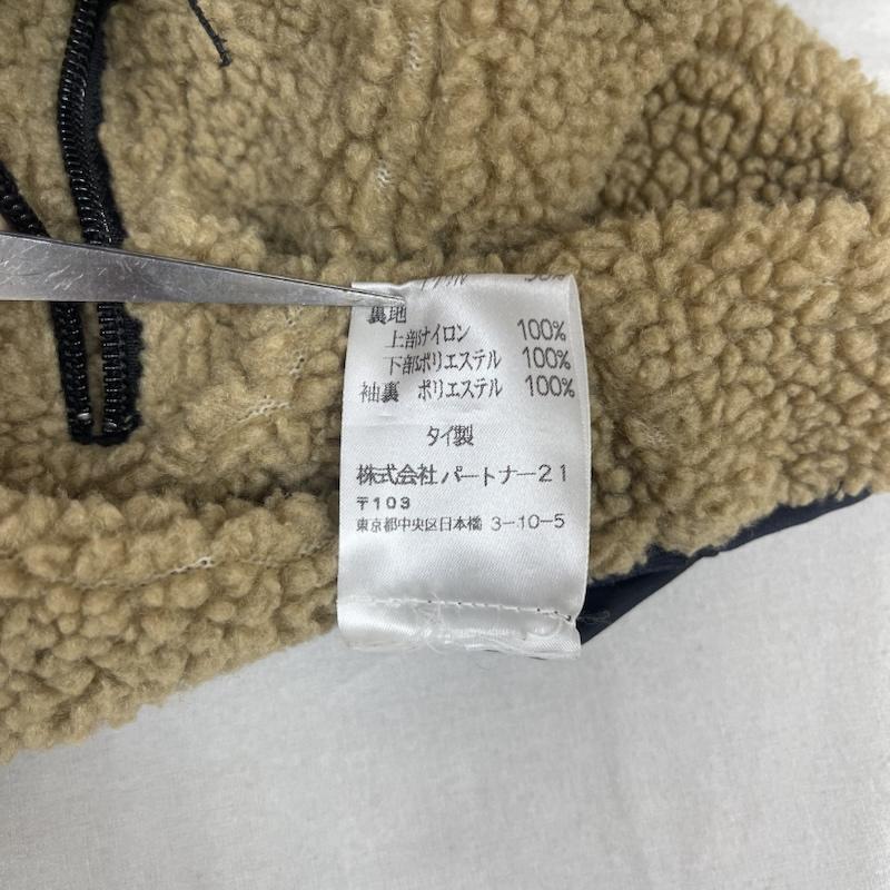 ポロジーンズカンパニー POLO JEANS COMPANY ジャケット、上着 ジャンパー、ブルゾン テディフリース ロゴパッチ ジップアップ ジャケット アウター M ベージュ / ベージュ / beige メンズ USED 古着 中古 50164909