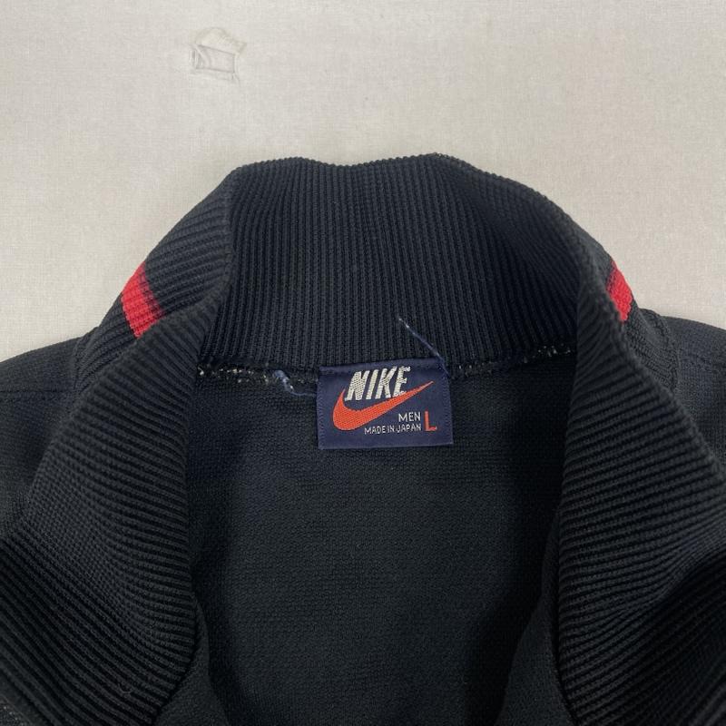 ナイキ NIKE ジャケット、上着 ジャンパー、ブルゾン 80s 紺タグ ヴィンテージ トラック ジャケット ジャージ L 黒 / ブラック / black メンズ USED 古着 中古 50164910
