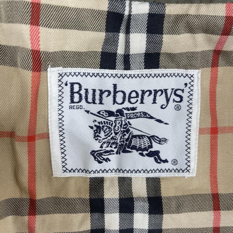 バーバリーズ BURBERRYS コート コート一般 ヴィンテージ ノバチェック トレンチ ステンカラー コート 玉虫色 fd080-039-79 S カーキオリーブ / カーキオリーブ / レディース USED 古着 中古 50164912