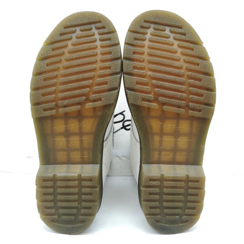 ドクターマーチン Dr.Martens ブーツ 一般 11822 8ホール ブーツ レザー UK：5 白 / ホワイト / white レディース USED 古着 中古 50164914