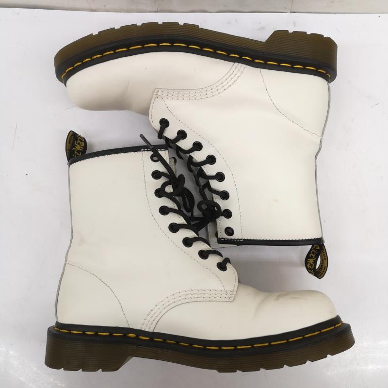 ドクターマーチン Dr.Martens ブーツ 一般 11822 8ホール ブーツ レザー UK：5 白 / ホワイト / white レディース USED 古着 中古 50164914
