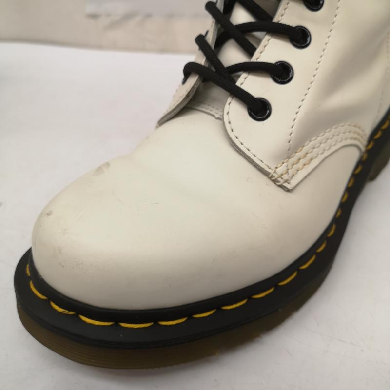 ドクターマーチン Dr.Martens ブーツ 一般 11822 8ホール ブーツ レザー UK：5 白 / ホワイト / white レディース USED 古着 中古 50164914