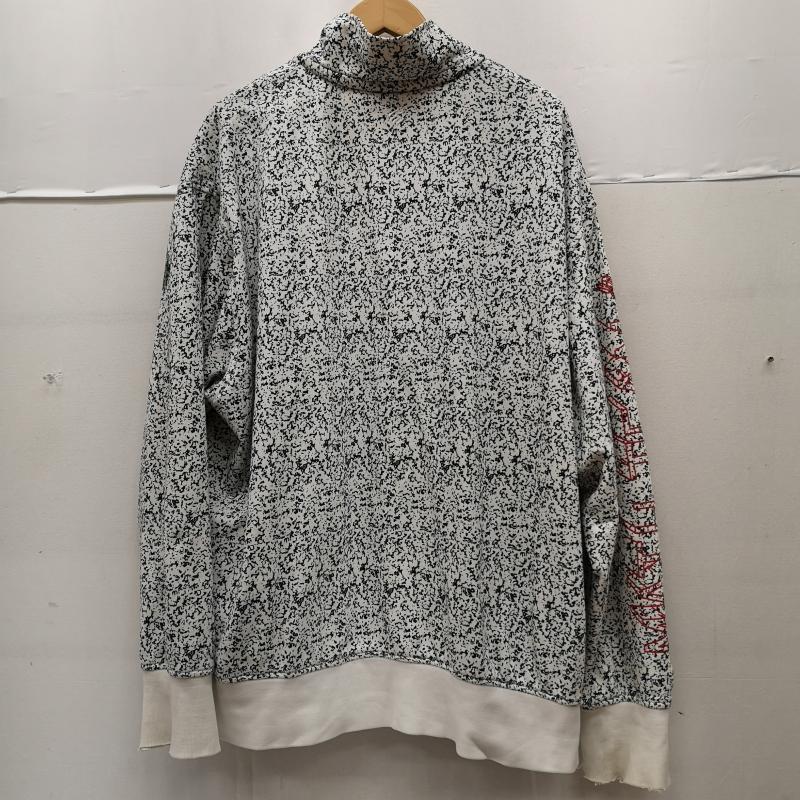 ロカウェア ROCAWEAR ジャケット、上着 ジャンパー、ブルゾン 大理石 マーブル 総柄 Y2K フルジップ トラックジャケット XXL 白 / ホワイト / white メンズ USED 古着 中古 50164919