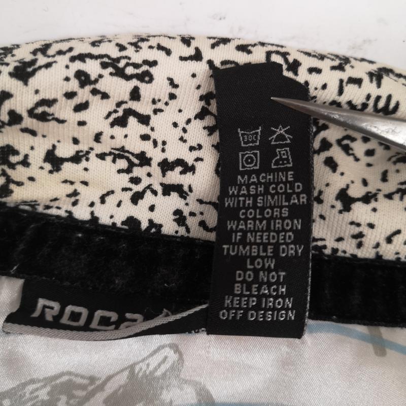 ロカウェア ROCAWEAR ジャケット、上着 ジャンパー、ブルゾン 大理石 マーブル 総柄 Y2K フルジップ トラックジャケット XXL 白 / ホワイト / white メンズ USED 古着 中古 50164919