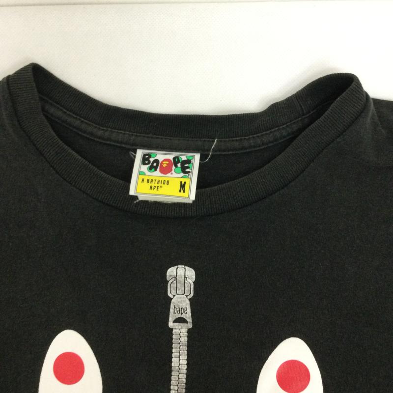 アベイシングエイプ A BATHING APE Tシャツ 半袖 a bathing ape 001TEK301003M Tシャツ　シャーク M プリント 黒 / ブラック / black メンズ USED 古着 中古 50164927