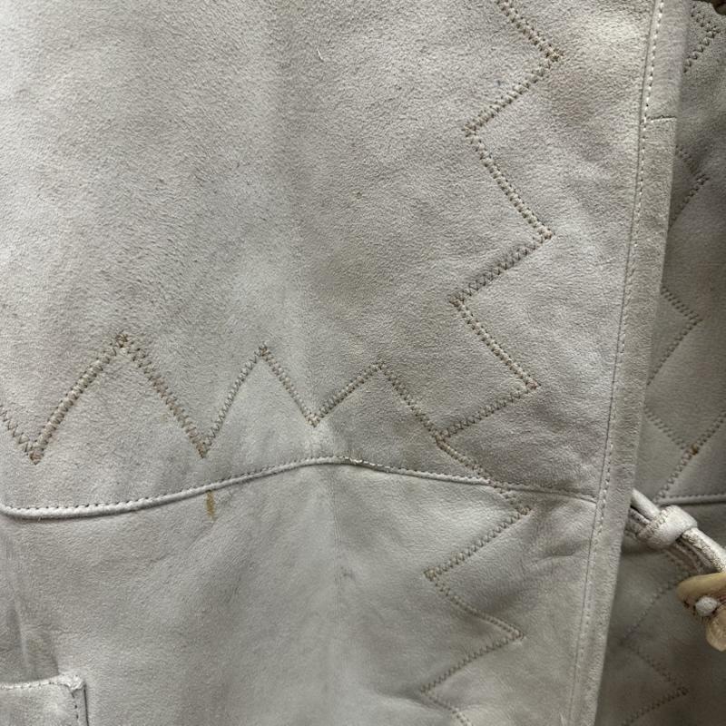 古着 USED コート コート一般 SYLVIE SCHIMMEL 裏地 ボア リアル ムートン レザー フーデッド コート 38 白 / ホワイト / white X アイボリー / アイボリー / レディース USED 古着 中古 50164930