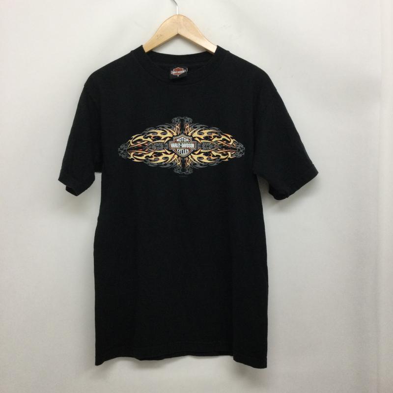 ハーレーダビッドソン Harley-Davidson Tシャツ 半袖 ハーレーダビッドソン Tシャツ USA製 M プリント 黒 / ブラック / black メンズ USED 古着 中古 50164938