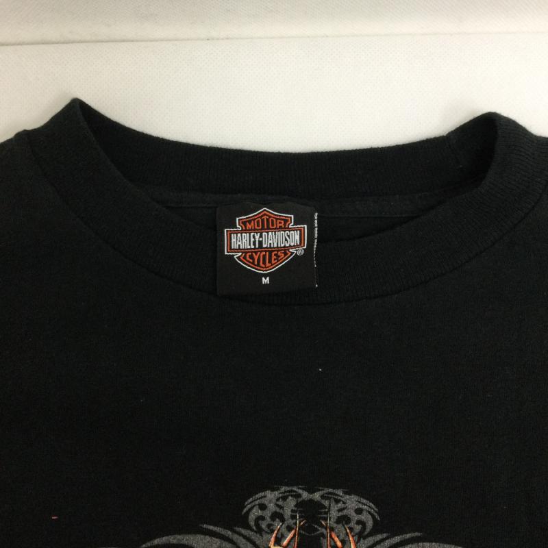 ハーレーダビッドソン Harley-Davidson Tシャツ 半袖 ハーレーダビッドソン Tシャツ USA製 M プリント 黒 / ブラック / black メンズ USED 古着 中古 50164938