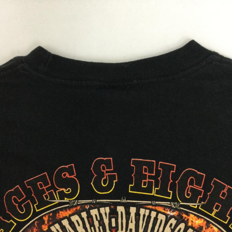 ハーレーダビッドソン Harley-Davidson Tシャツ 半袖 ハーレーダビッドソン Tシャツ USA製 M プリント 黒 / ブラック / black メンズ USED 古着 中古 50164938