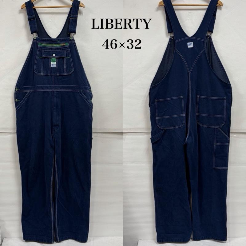 リバティー LIBERTY サロペット・オーバーオール サロペット、オーバーオール デニム オーバーオール ジッパーフライ ヴィンテージ 46 無地 インディゴ / インディゴ / Indigo メンズ USED 古着 中古 50164942