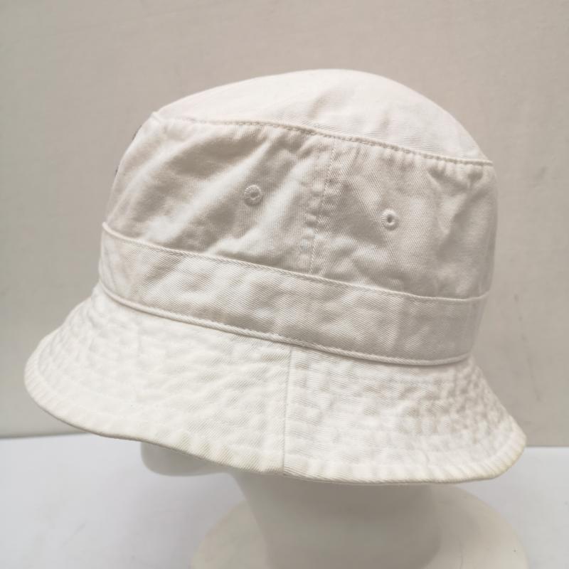 ポロラルフローレン POLO RALPH LAUREN 帽子 ハット ポロベア 刺繍 コットン バケット ハット - 白 / ホワイト / white メンズ USED 古着 中古 50164954