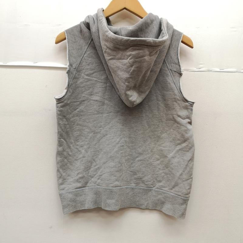 ナンバーナイン NUMBER (N)INE パーカー 半袖 00ss EXTRA HEAVY 期 ライオンエンブレム ノースリーブ パーカー 1 灰 / グレー / gray メンズ USED 古着 中古 50164958