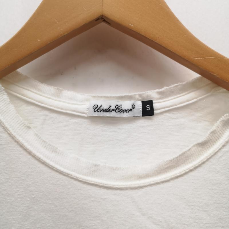 アンダーカバー UNDERCOVER Tシャツ 半袖 04AW but beautiful 期 ダメージ加工 ロザリオ アクセサリー チェーン Tシャツ S 白 / ホワイト / white メンズ USED 古着 中古 50164959