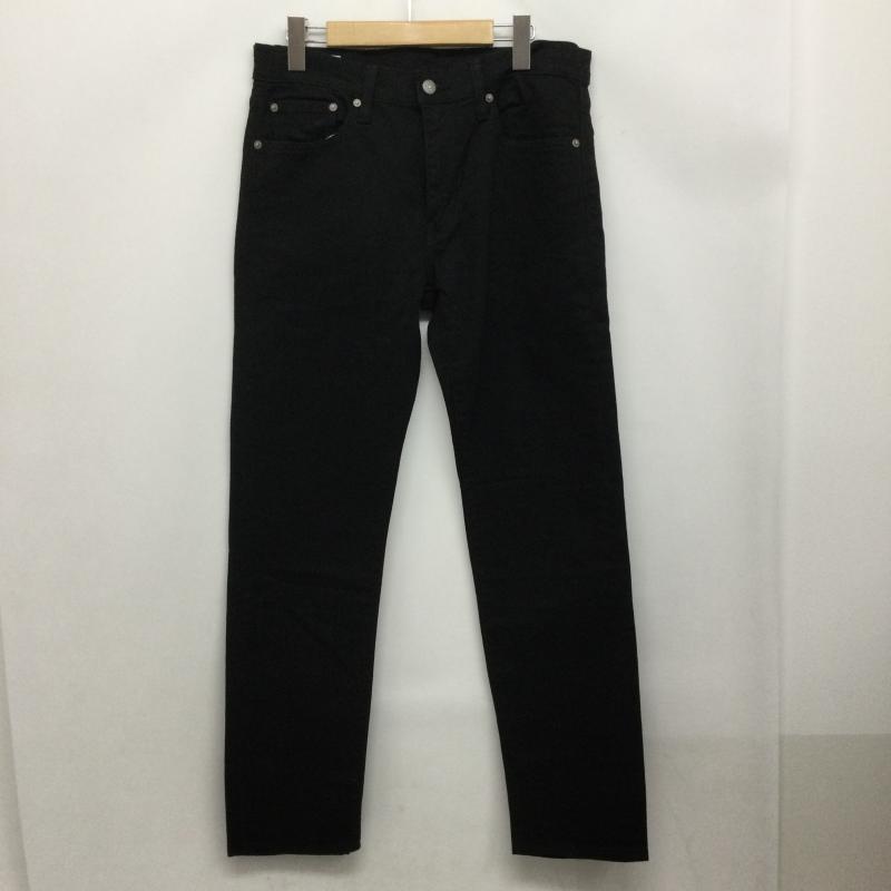 リーバイス Levi s パンツ デニム、ジーンズ Levi’s リーバイス 29507-0031 PREMIUM 502 テーパード カラー デニムパンツ NIGHTSHINE 31インチ 無地 黒 / ブラック / black メンズ USED 古着 中古 50164960
