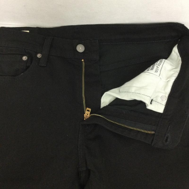 リーバイス Levi s パンツ デニム、ジーンズ Levi’s リーバイス 29507-0031 PREMIUM 502 テーパード カラー デニムパンツ NIGHTSHINE 31インチ 無地 黒 / ブラック / black メンズ USED 古着 中古 50164960