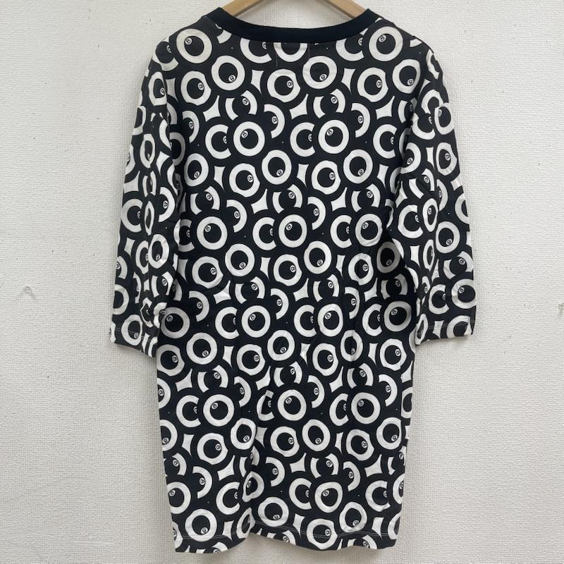ステューシー STUSSY Tシャツ 半袖 日本製 8マイルボール 総柄 ロング丈 Tシャツ カットソー S 黒 / ブラック / black レディース USED 古着 中古 50164961