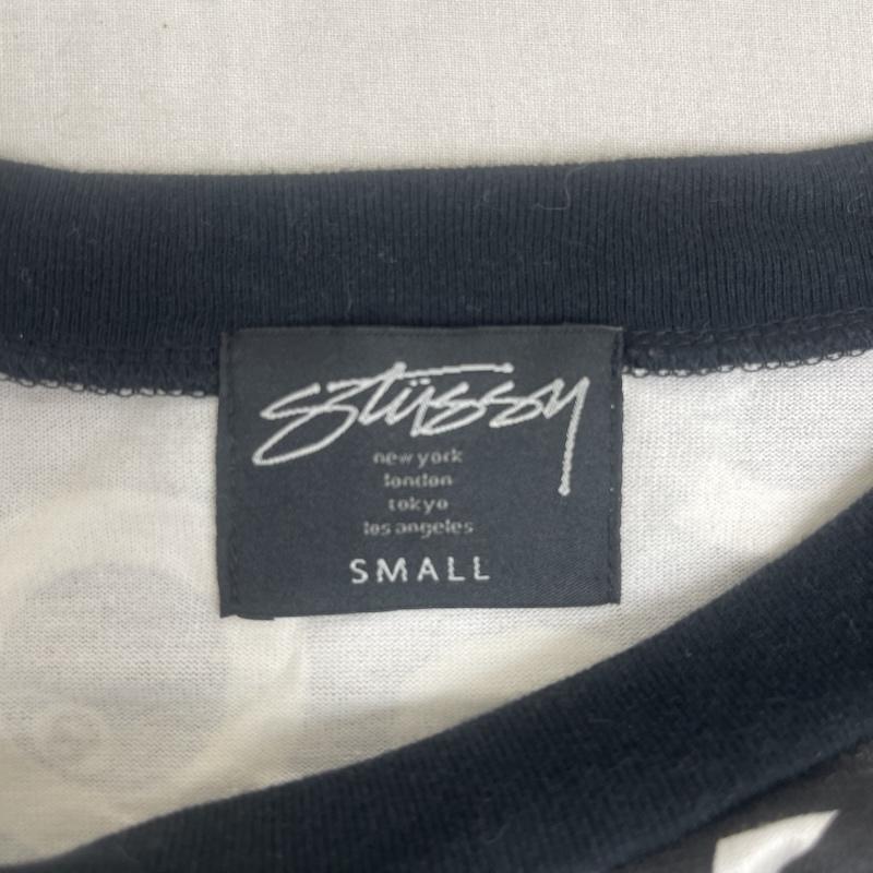 ステューシー STUSSY Tシャツ 半袖 日本製 8マイルボール 総柄 ロング丈 Tシャツ カットソー S 黒 / ブラック / black レディース USED 古着 中古 50164961