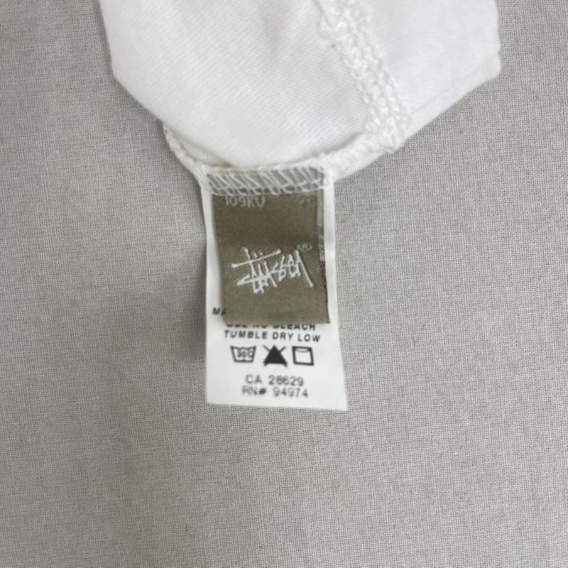 ステューシー STUSSY Tシャツ 半袖 2009年 USA製 クリスマス限定 レックス サンタクロース グラフィック Tシャツ XS 白 / ホワイト / white レディース USED 古着 中古 50164962