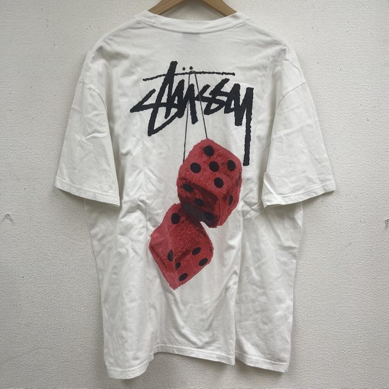ステューシー STUSSY Tシャツ 半袖 メキシコ製 Fuzzy Dice Tee サイコロ グラフィック Tシャツ L 白 / ホワイト / white メンズ USED 古着 中古 50164963
