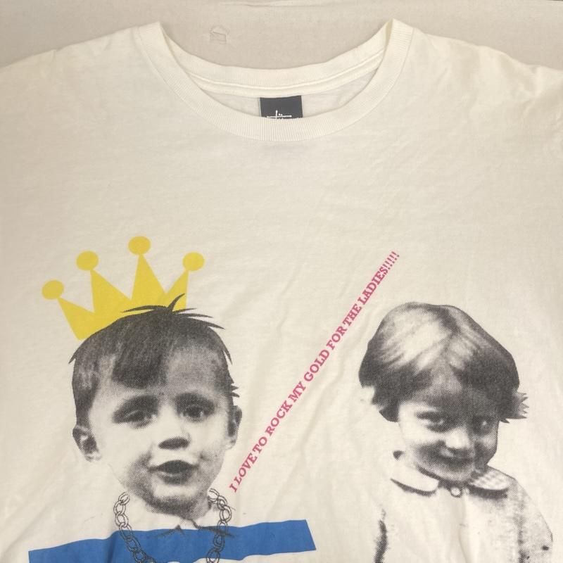 ステューシー STUSSY Tシャツ 半袖 メキシコ製 90s 00s Kids Photo Tee Rock My Gold プリント Tシャツ M 白 / ホワイト / white メンズ USED 古着 中古 50164965