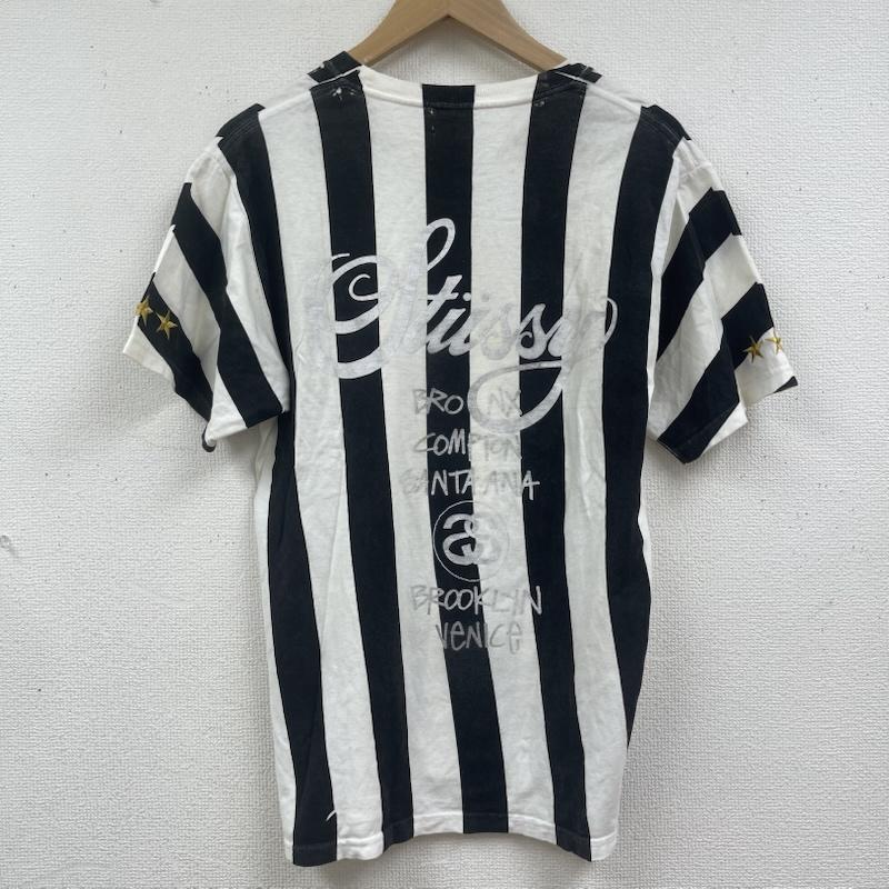 ステューシー STUSSY Tシャツ 半袖 90s 00s メキシコ製 Striped World Tour Tee プリント Tシャツ S マルチカラー / マルチカラー / multicolor メンズ USED 古着 中古 50164966