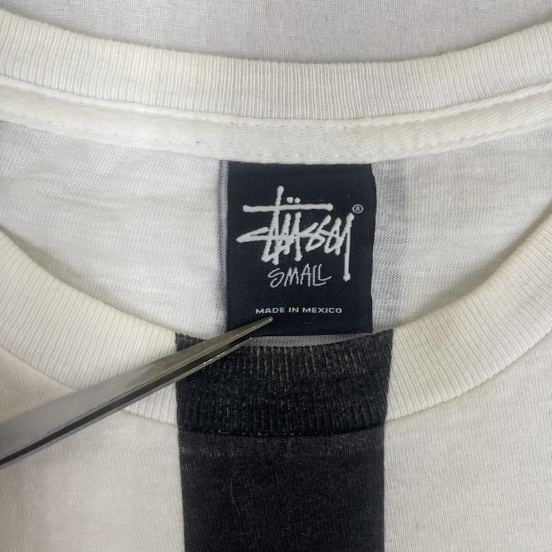 ステューシー STUSSY Tシャツ 半袖 90s 00s メキシコ製 Striped World Tour Tee プリント Tシャツ S マルチカラー / マルチカラー / multicolor メンズ USED 古着 中古 50164966