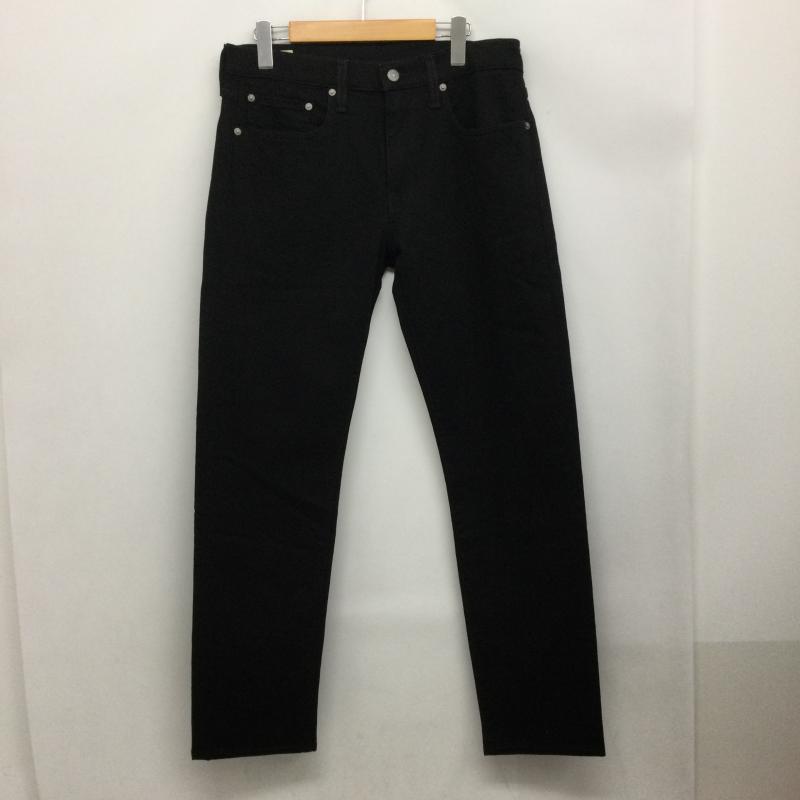リーバイス Levi s パンツ デニム、ジーンズ Levi’s リーバイス 29507-0031 PREMIUM 502 テーパード カラー デニムパンツ NIGHTSHINE 31インチ 無地 黒 / ブラック / black メンズ USED 古着 中古 50164967