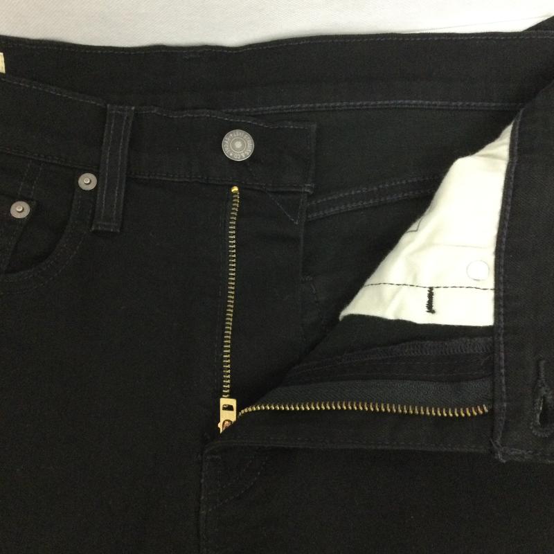 リーバイス Levi s パンツ デニム、ジーンズ Levi’s リーバイス 29507-0031 PREMIUM 502 テーパード カラー デニムパンツ NIGHTSHINE 31インチ 無地 黒 / ブラック / black メンズ USED 古着 中古 50164967