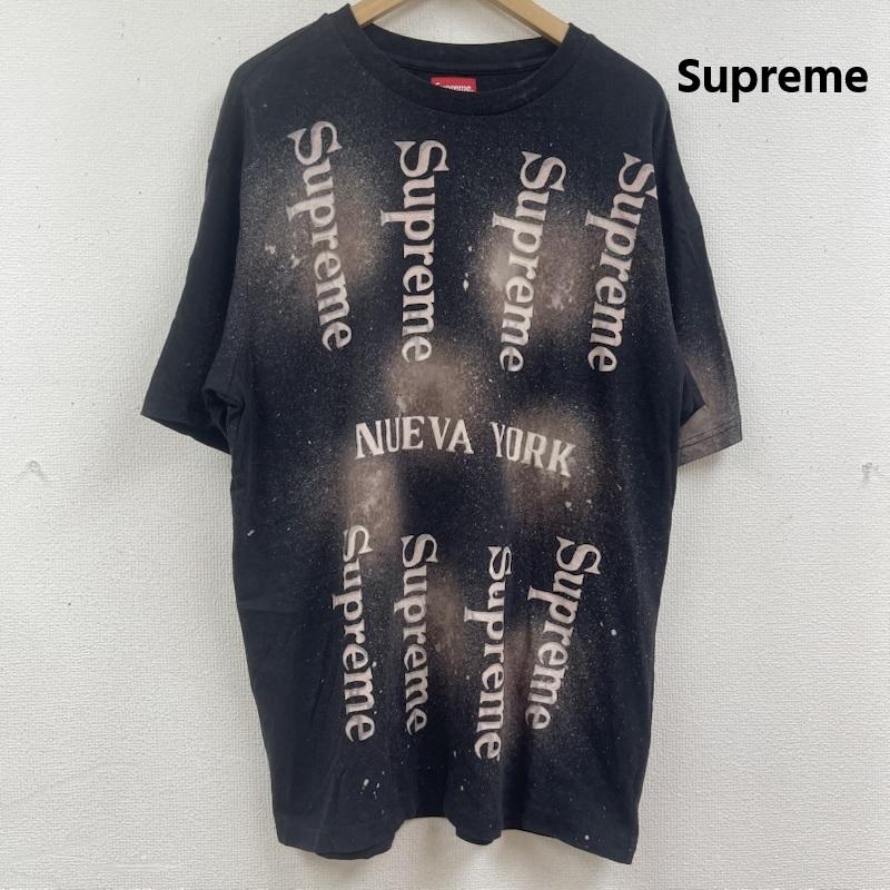 シュプリーム Supreme Tシャツ 半袖 20ss Nueva York S/S Top グラフィック グラデーション Tシャツ M 黒 / ブラック / black メンズ USED 古着 中古 50164970