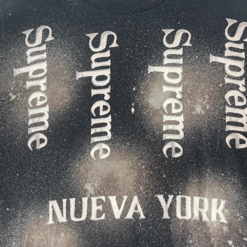 シュプリーム Supreme Tシャツ 半袖 20ss Nueva York S/S Top グラフィック グラデーション Tシャツ M 黒 / ブラック / black メンズ USED 古着 中古 50164970