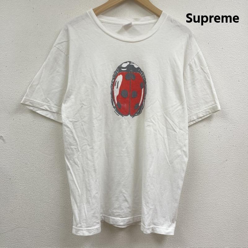 シュプリーム Supreme Tシャツ 半袖 18ss USA製 Ladybug Tee てんとう虫 プリント Tシャツ M 白 / ホワイト / white メンズ USED 古着 中古 50164972