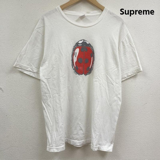 シュプリーム Supreme Tシャツ 半袖 18ss USA製 Ladybug Tee てんとう虫 プリント Tシャツ M 白 / ホワイト / white メンズ USED 古着 中古 50164972