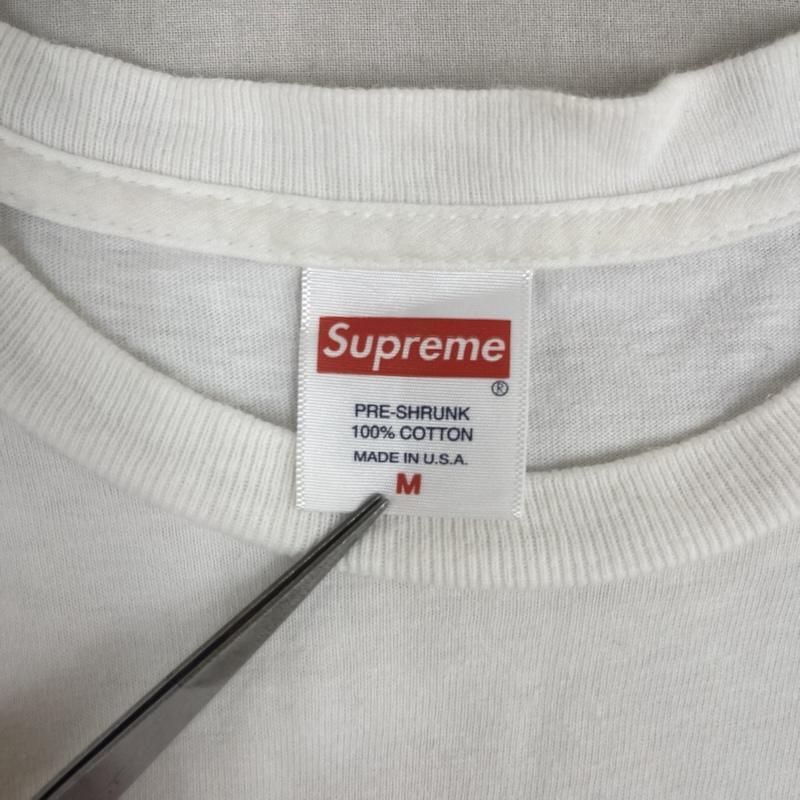 シュプリーム Supreme Tシャツ 半袖 18ss USA製 Ladybug Tee てんとう虫 プリント Tシャツ M 白 / ホワイト / white メンズ USED 古着 中古 50164972