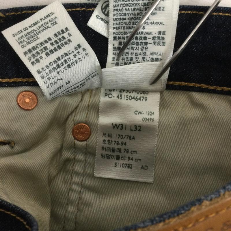 リーバイス Levi s パンツ デニム、ジーンズ リーバイス プレミアム 502 レギュラー テーパード ストレッチデニム LEVI S 29507-0065 31インチ 無地 インディゴ / インディゴ / Indigo メンズ USED 古着 中古 50164974