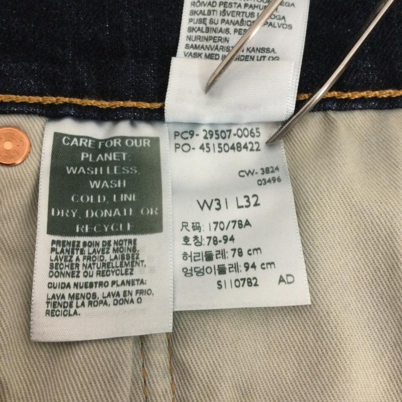 リーバイス Levi s パンツ デニム、ジーンズ リーバイス プレミアム 502 レギュラー テーパード ストレッチデニム LEVI S 29507-0065 31インチ 無地 インディゴ / インディゴ / Indigo メンズ USED 古着 中古 50164975