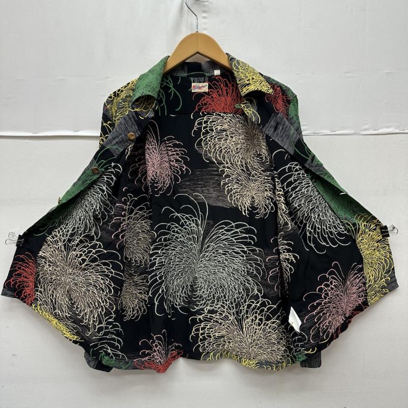 サンサーフ SUN SURF シャツ、ブラウス 長袖 花火 総柄 ロング スリーブ アロハ シャツ SS23306 S 黒 / ブラック / black X マルチカラー / マルチカラー / multicolor メンズ USED 古着 中古 50164976
