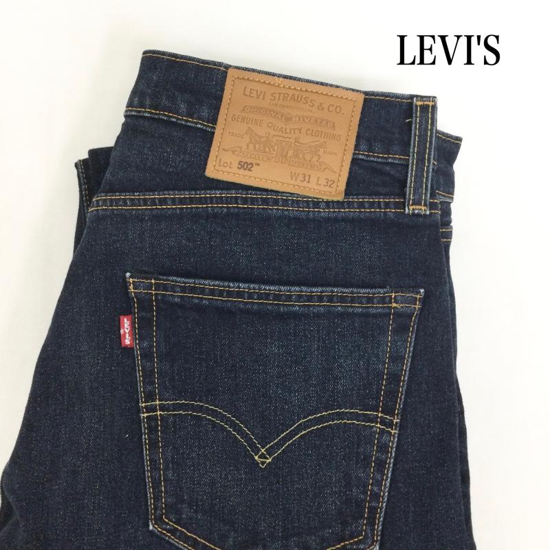リーバイス Levi s パンツ デニム、ジーンズ Levi s リーバイス 502 レギュラーテーパード ストレッチデニム 29507-0062 ジーンズ 31インチ 無地 インディゴ / インディゴ / Indigo メンズ USED 古着 中古 50164977
