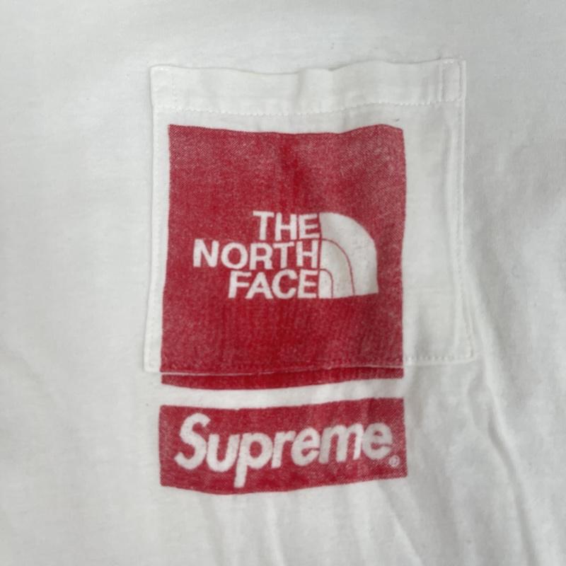 シュプリーム Supreme Tシャツ 半袖 24ss THE NORTH FACE コラボ Printed Pocket Tee Tシャツ nt023091 L 白 / ホワイト / white メンズ USED 古着 中古 50164980