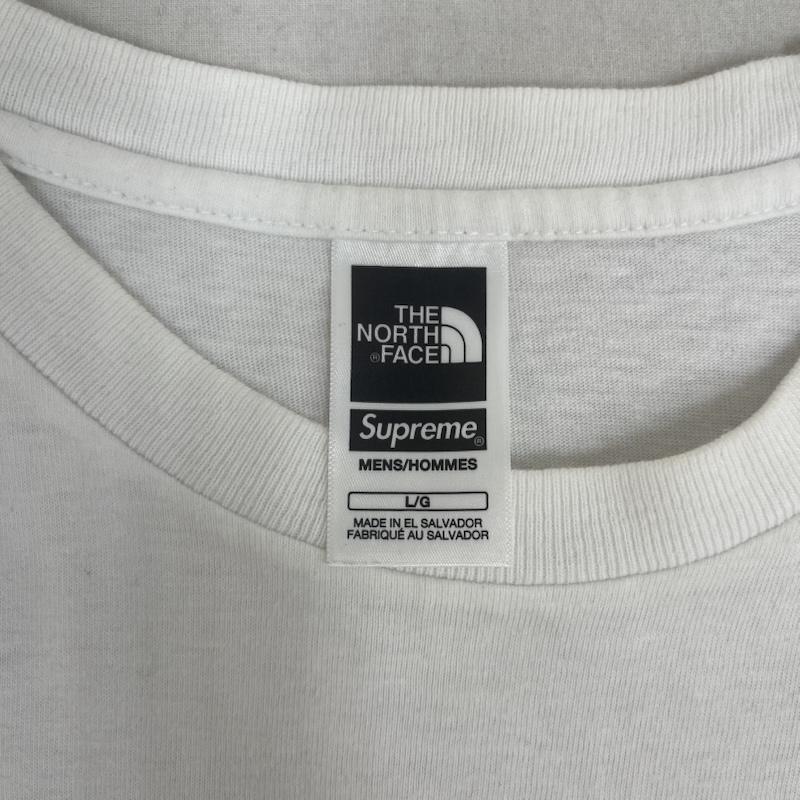 シュプリーム Supreme Tシャツ 半袖 24ss THE NORTH FACE コラボ Printed Pocket Tee Tシャツ nt023091 L 白 / ホワイト / white メンズ USED 古着 中古 50164980